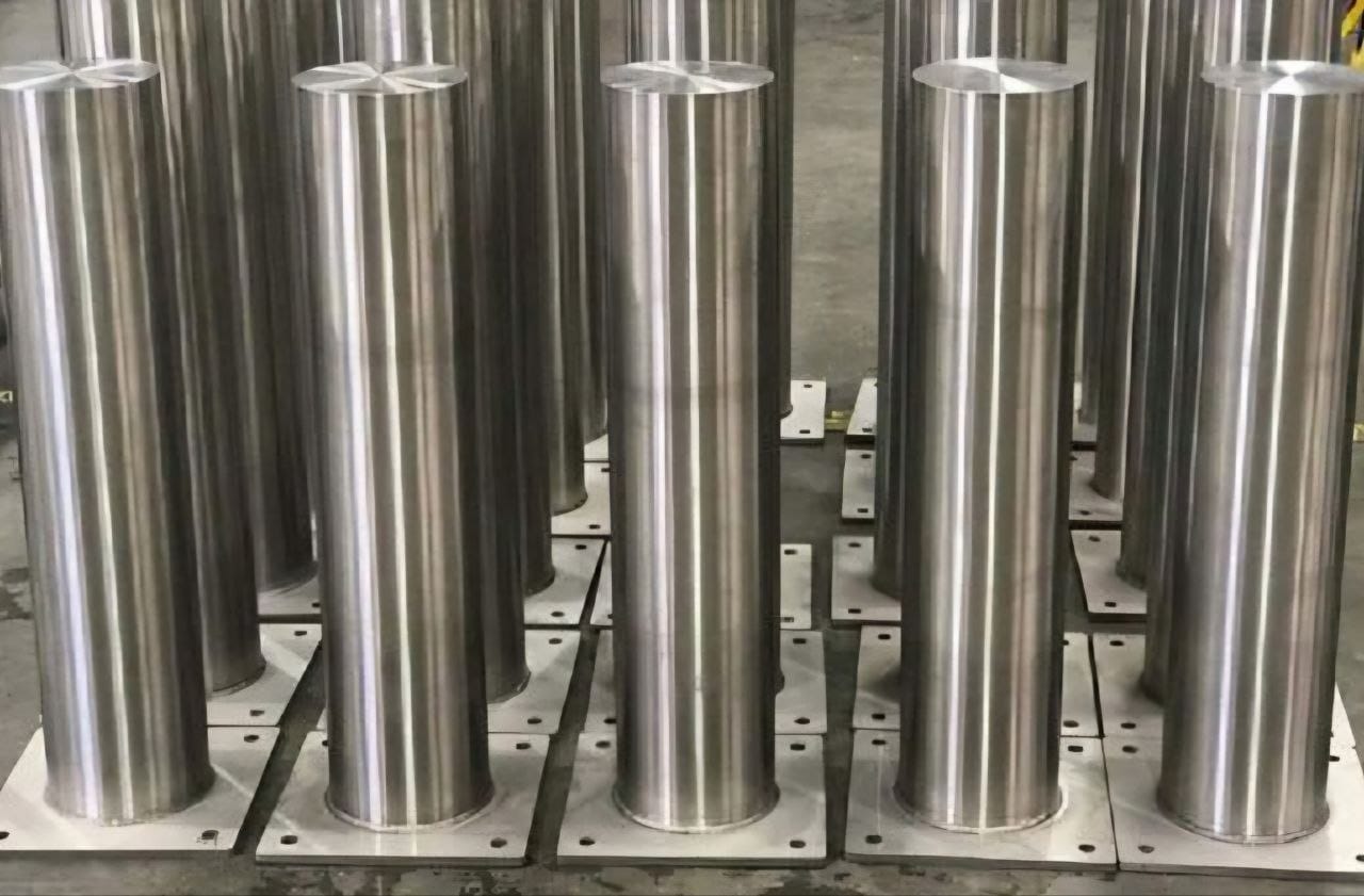 Finished stainless steel fabrication